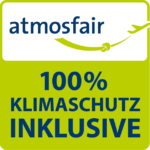 Nachhaltige Reisen dank Atmosfair. Wir machen ihren Urlaub klimafreundlich.