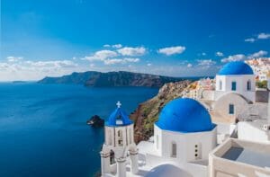 Santorin griechische Inseln Urlaub