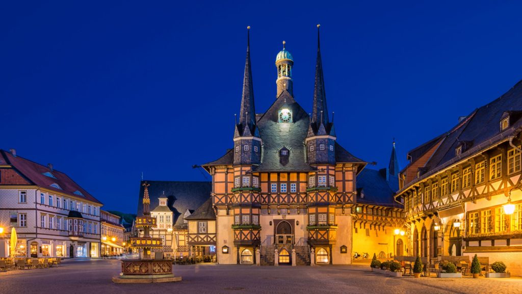 Rathaus Wenrigerode, lizensiert bei Adobe Stock