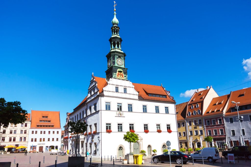 Pirna, Rathaus, lizensiert bei Adobe Stock