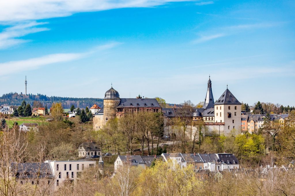 Burg Mylau, lizensiert bei Adobe Stock