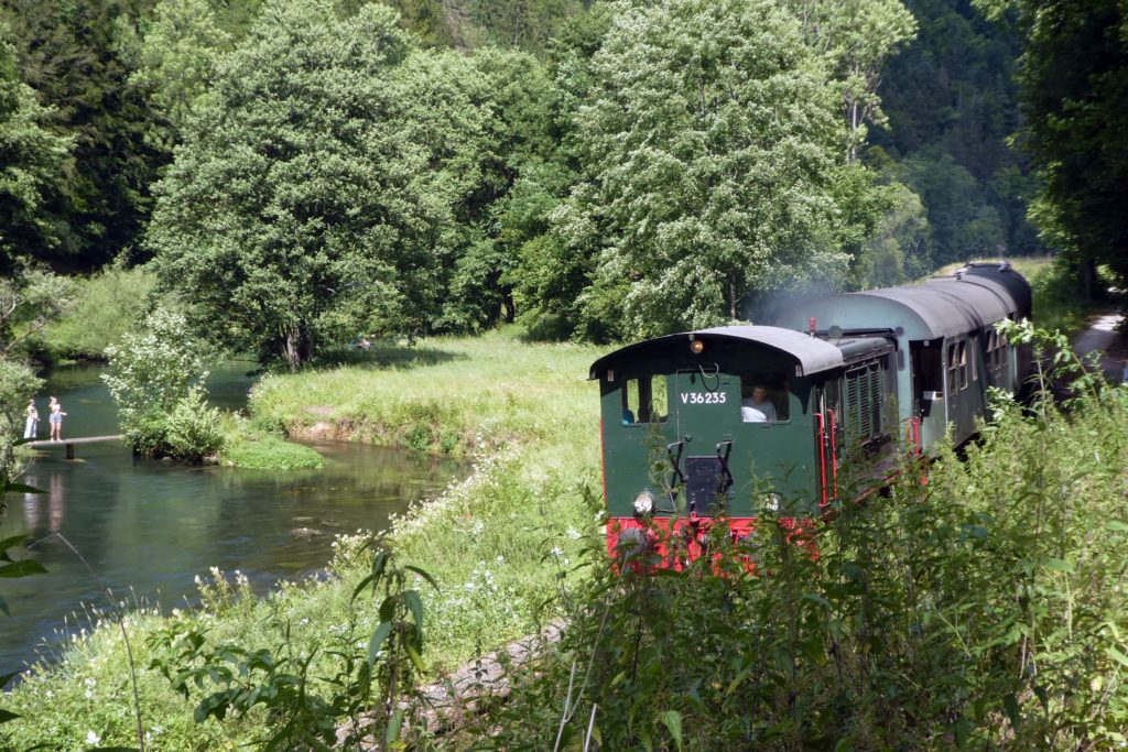 Fränkische Schweiz, Dampfbahn, lizensiert bei Adobe Stock