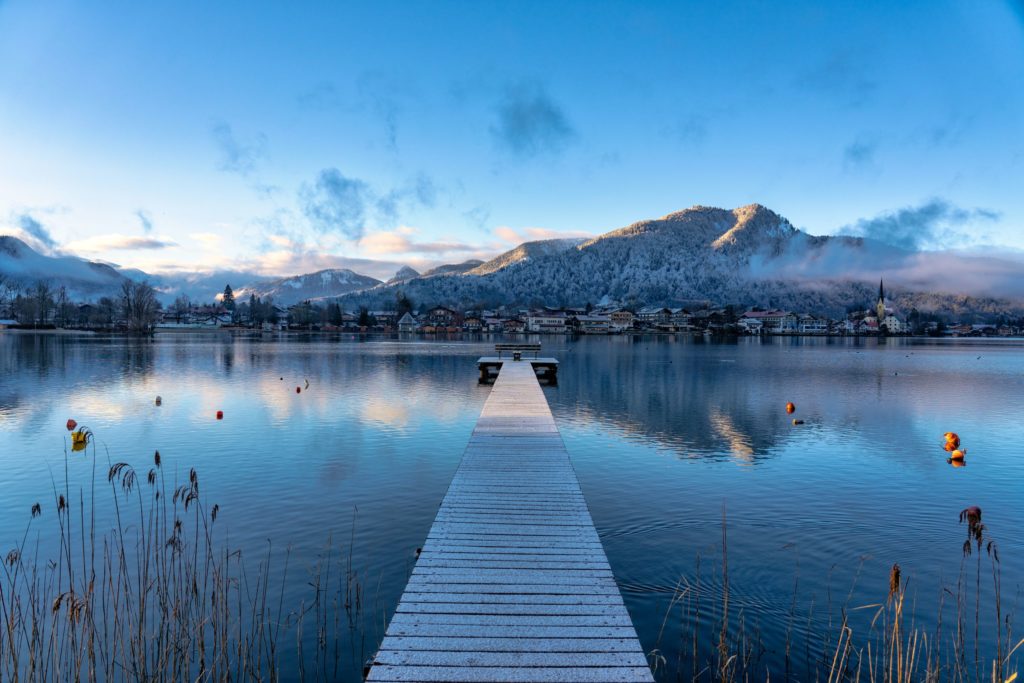 Tegernsee Winter, lizensiert bei Adobe Stock