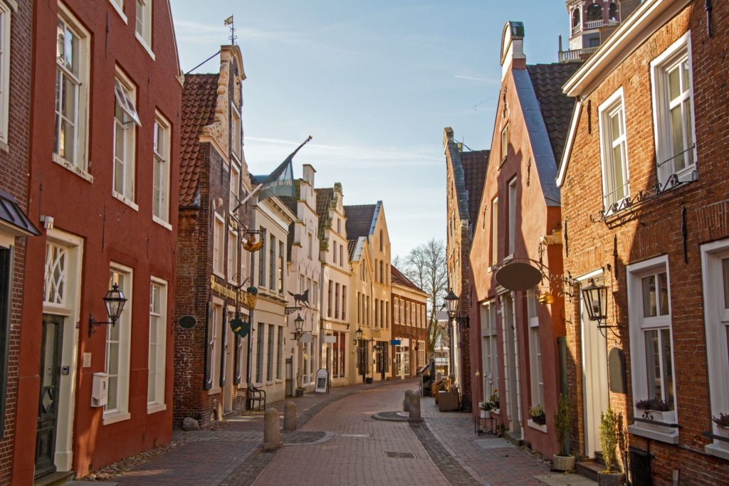 Altstadt Leer, lizensiert bei Adobe Stock