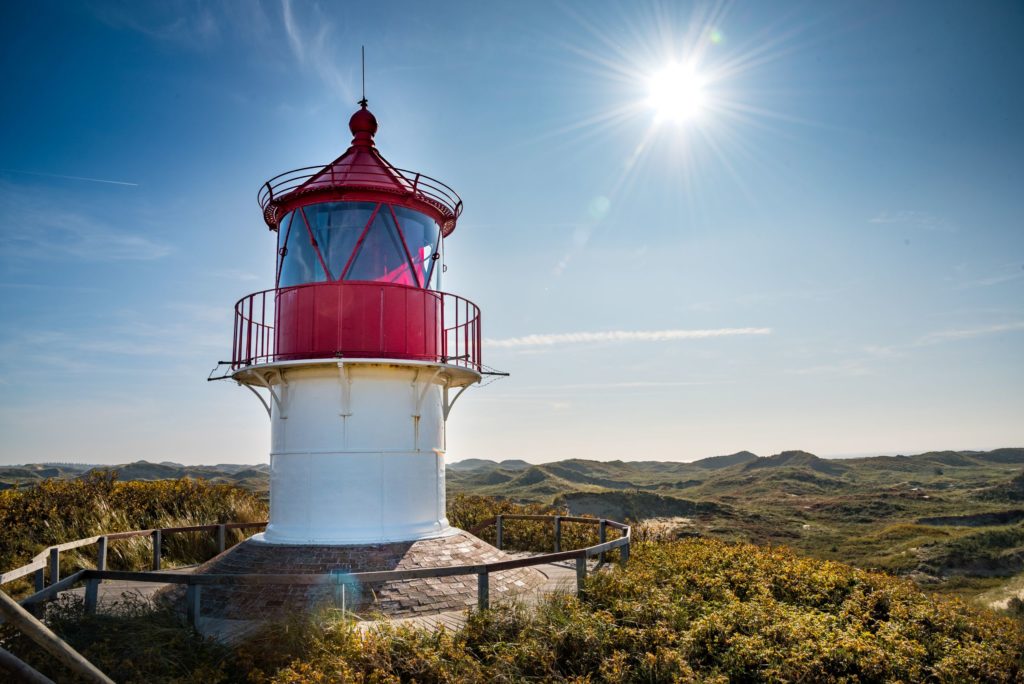 kleiner Leuchtturm Amrum, lizensiert bei Adobe Stock