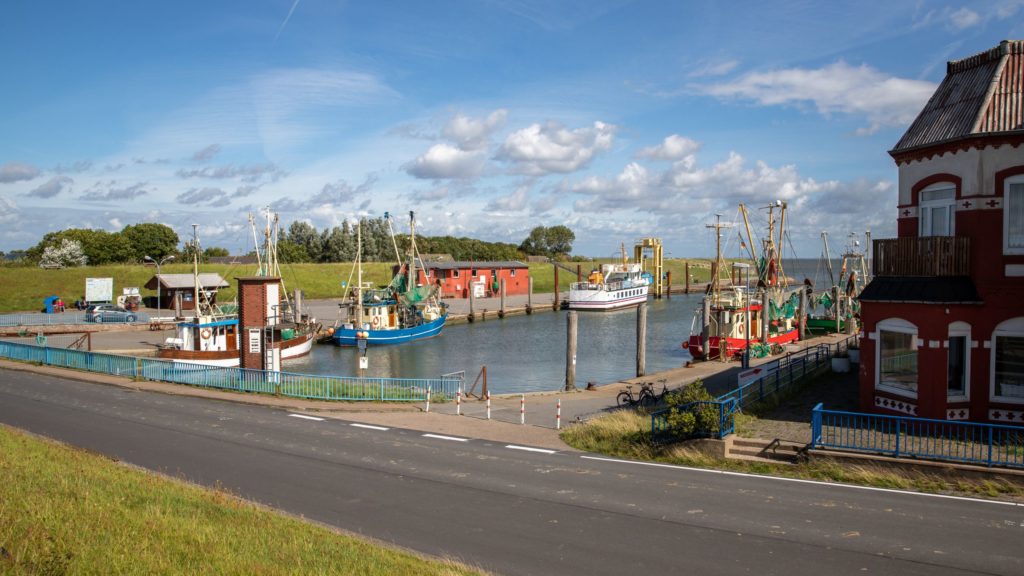 Pellworm Hafen, lizensiert bei Adobe Stock